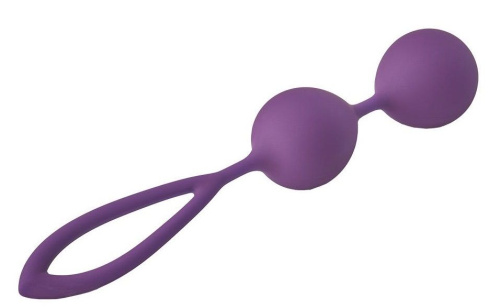 Фиолетовые вагинальные шарики Flirts Kegel Balls фото 4