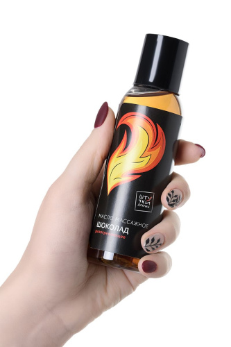 Разогревающее массажное масло «Симфония любви» с ароматом шоколада - 100 мл. фото 2