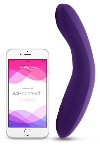 Фиолетовый вибромассажёр We Vibe Rave Purple - 19,3 см. фото 3