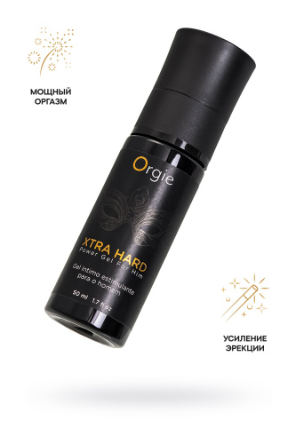 Возбуждающий крем для мужчин ORGIE Xtra Hard Power Gel for Him - 50 мл. фото 2