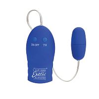 Синее многофункциональное виброяичко Power Play