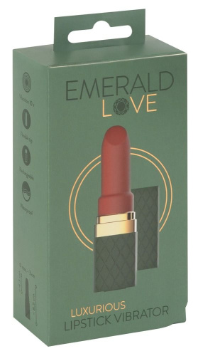 Зеленый вибратор-помада Luxurious Lipstick Vibrator фото 5
