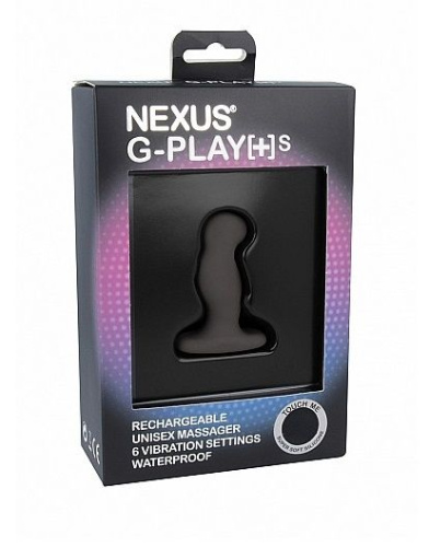 Черный анальный вибростимулятор Nexus G-Play+ S фото 2