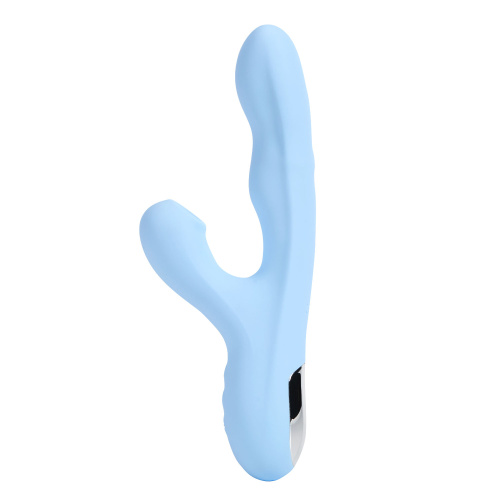 Голубой вибратор с ротацией и вакуумной стимуляцией BeYourLover Rosubi фото 3