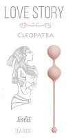 Розовые вагинальные шарики Cleopatra Tea Rose