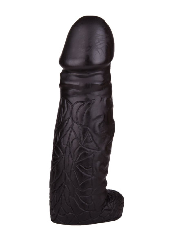 Чёрный фаллоимитатор-гигант DESPOT - 28 см. фото 4