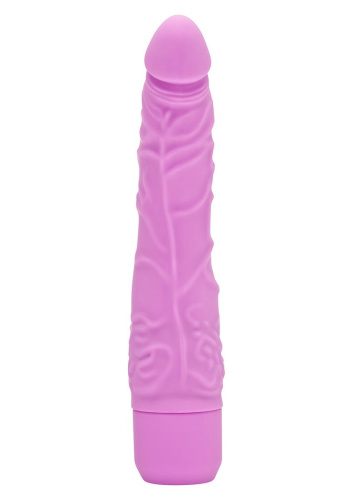 Розовый вибратор Classic Slim Vibrator - 21 см. фото 2