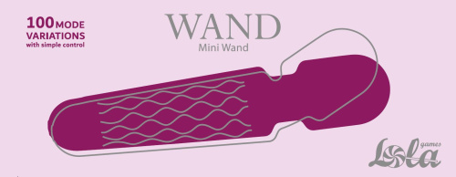 Фиолетовый жезловый вибромассажер Dreaming Wand - 20 см. фото 5