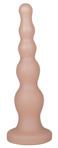 Телесная анальная ёлочка - 17,5 см. Телесная анальная ёлочка - 17,5 см.