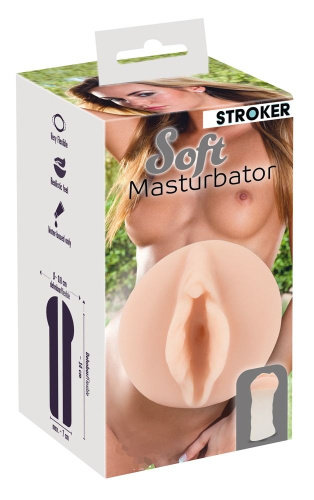 Телесный мастурбатор-вагина Soft Masturbator фото 5