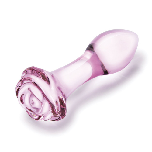 Набор из 3 стеклянных анальных пробок Rosebud Butt Plug Set фото 4