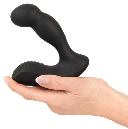 Черный вибростимулятор простаты RC Prostate Massager - 13,1 см. фото 6