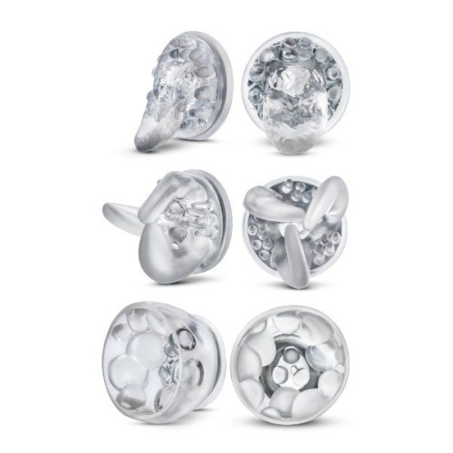 Прозрачные вибронасадки на соски со сменными колпачками Titillator фото 5 Прозрачные вибронасадки на соски со сменными колпачками Titillator фото 5