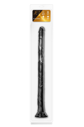 Черный фаллоимитатор-гигант Black Mamba 19Inch Long Dildo - 48,5 см. фото 2