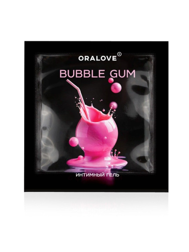 Саше съедобной оральной смазки OraLove с ароматом бабл-гам - 3 гр. фото 2