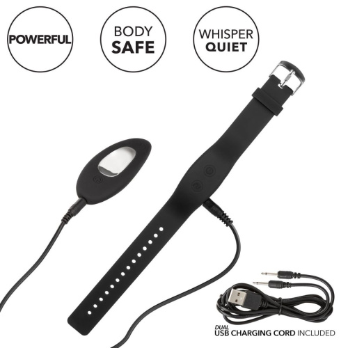 Черные трусы-боксеры с вибромассажером Remote Control Panty Set L/XL фото 3