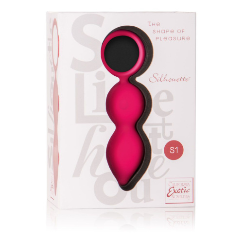 Красный анальный вибромассажер Silhouette S1 - 9 см. фото 6