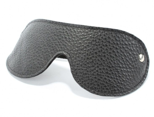 Черная кожаная маска на глаза Черная кожаная маска на глаза