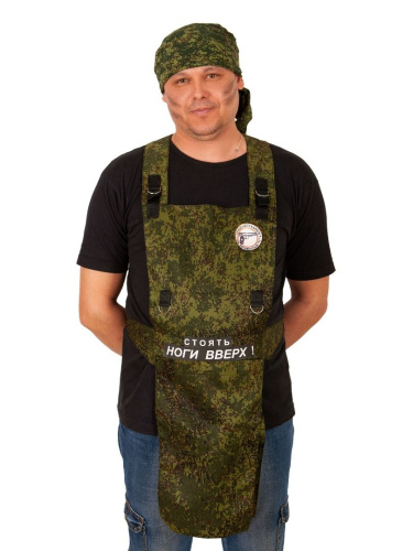 Фартук  Бронежилет  с фаллосом и банданой фото 2
