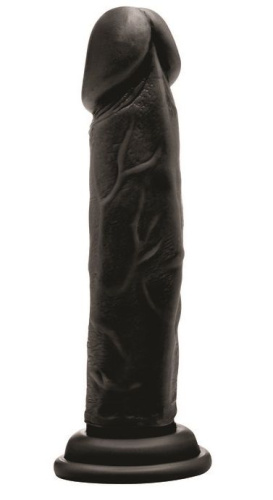 Чёрный фаллоимитатор Realistic Cock 8 Чёрный фаллоимитатор Realistic Cock 8