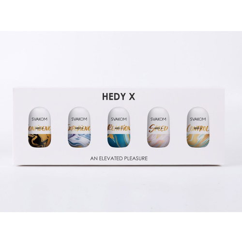 Набор из 5 мастурбаторов Hedy X5 Mixed фото 2