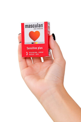 Презервативы Masculan Sensitive plus - 3 шт. фото 4