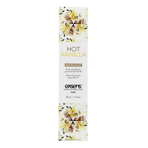 Разогревающее массажное масло с ароматом ванили Gourmet Hot Vanilla - 50 мл. фото 3
