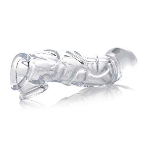 Прозрачная насадка для увеличения члена 2 Inch Clear Extender Sleeve фото 2