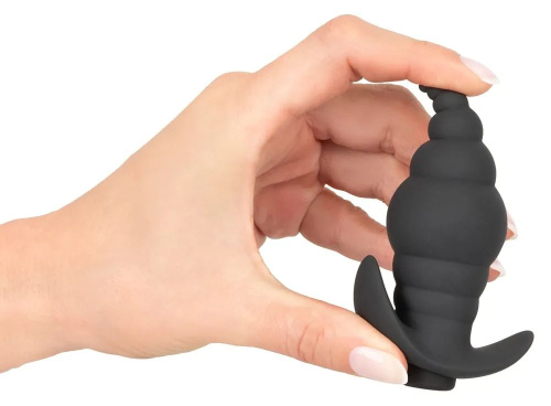 Черная анальная вибропробка RC Butt Plug - 9,6 см. фото 6 Черная анальная вибропробка RC Butt Plug - 9,6 см. фото 6