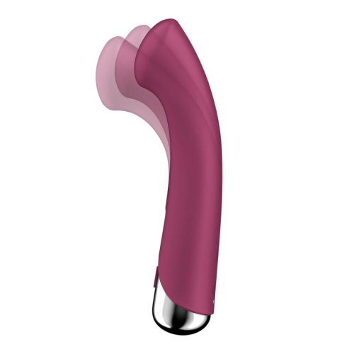 Сливовый вибратор для G-точки Spinning G-Spot 1 - 17 см. фото 5