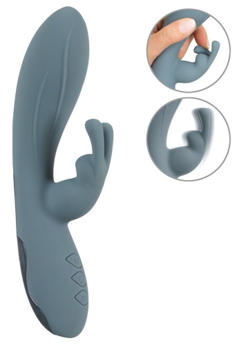 Силиконовый вибратор-кролик VELINA Rabbit Vibrator - 20 см. фото 3