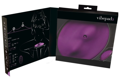 Фиолетовая подушка-вибромассажер Vibepad 2 фото 9
