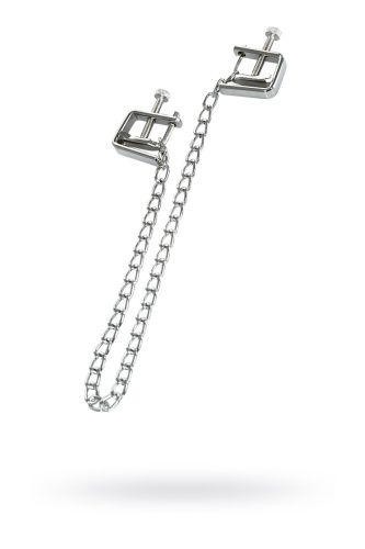 Серебристые зажимы для сосков Theatre с цепочкой фото 3 Серебристые зажимы для сосков Theatre с цепочкой фото 3