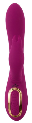 Фиолетовый вибратор 3 Function Vibrator с вращением бусин - 23 см. фото 4 Фиолетовый вибратор 3 Function Vibrator с вращением бусин - 23 см. фото 4