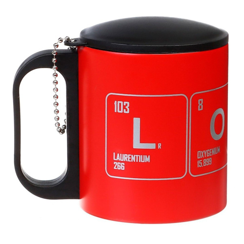 Красная термокружка Love (180 мл.) Красная термокружка Love (180 мл.)