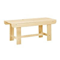 Деревянная лавка из наличника липы (100х40х43,5 см)