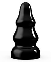 Черная анальная пробка MAGNUM 18 - 20,5 см.