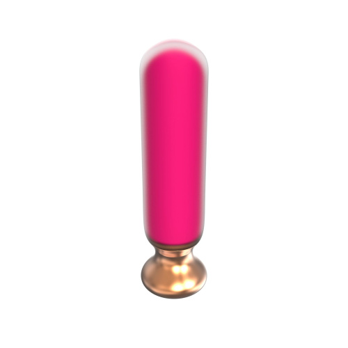 Розовый перезаряжаемый мини-вибратор - 12 см. фото 8