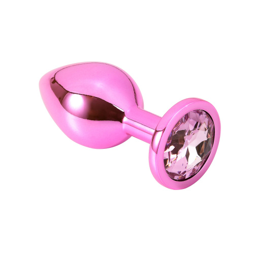 Розовая алюминиевая анальная пробка - 10 см. фото 3 Розовая алюминиевая анальная пробка - 10 см. фото 3