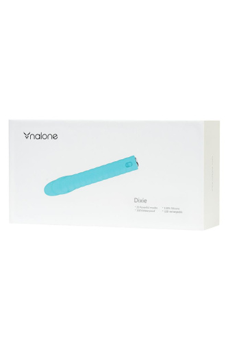 Бирюзовый вибратор Nalone Dixie - 16,7 см. фото 3 Бирюзовый вибратор Nalone Dixie - 16,7 см. фото 3