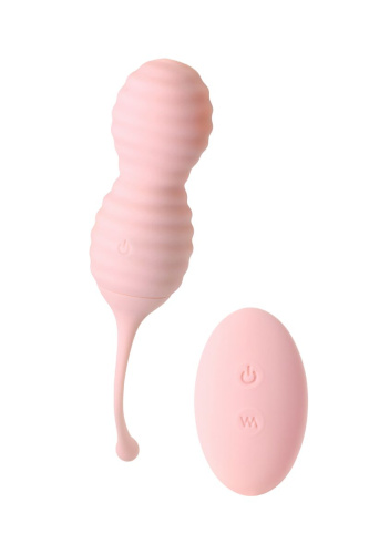 Нежно-розовые вагинальные шарики ZEFYR с пультом ДУ фото 4