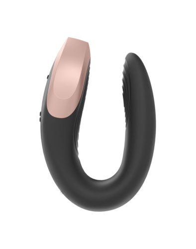 Черный вибратор для пар Double Love с возможностью управления через пульт и приложение фото 3 Черный вибратор для пар Double Love с возможностью управления через пульт и приложение фото 3