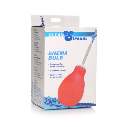 Анальный душ Enema Bulb Red фото 2