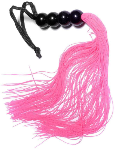 Розовая силиконовая плеть - 35,5 см. фото 2