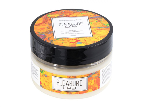 Массажный крем Pleasure Lab Refreshing с ароматом манго и мандарина - 100 мл. фото 2