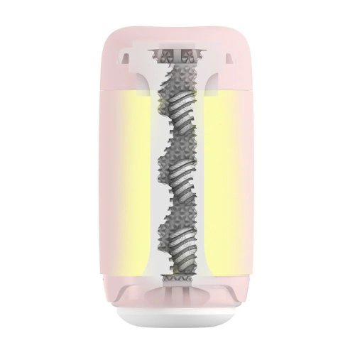 Розовый мастурбатор Tenga Puffy фото 3