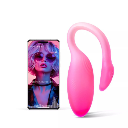 Розовый вибратор Magic Motion Flamingo Max фото 6
