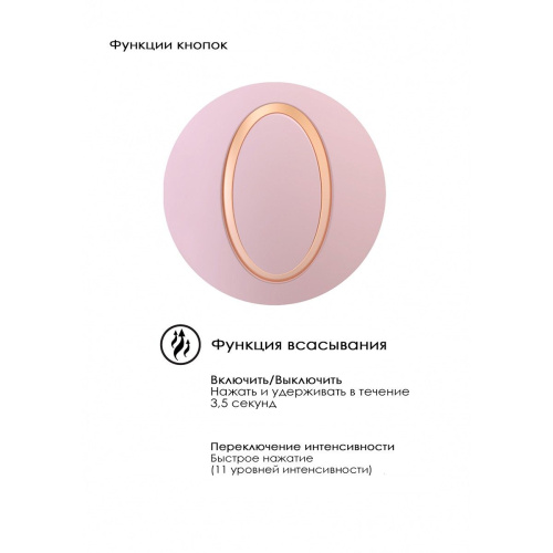 Розовый клиторальный вакуум-волновой массажер Irresistible Seductive фото 5