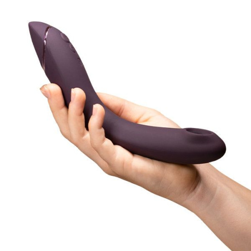 Сливовый стимулятор G-точки Womanizer OG c технологией Pleasure Air и вибрацией - 17,7 см. фото 2