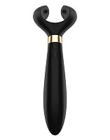 Чёрный вибромассажер для пар Satisfyer Endless Fun